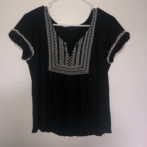 Black n white blouse